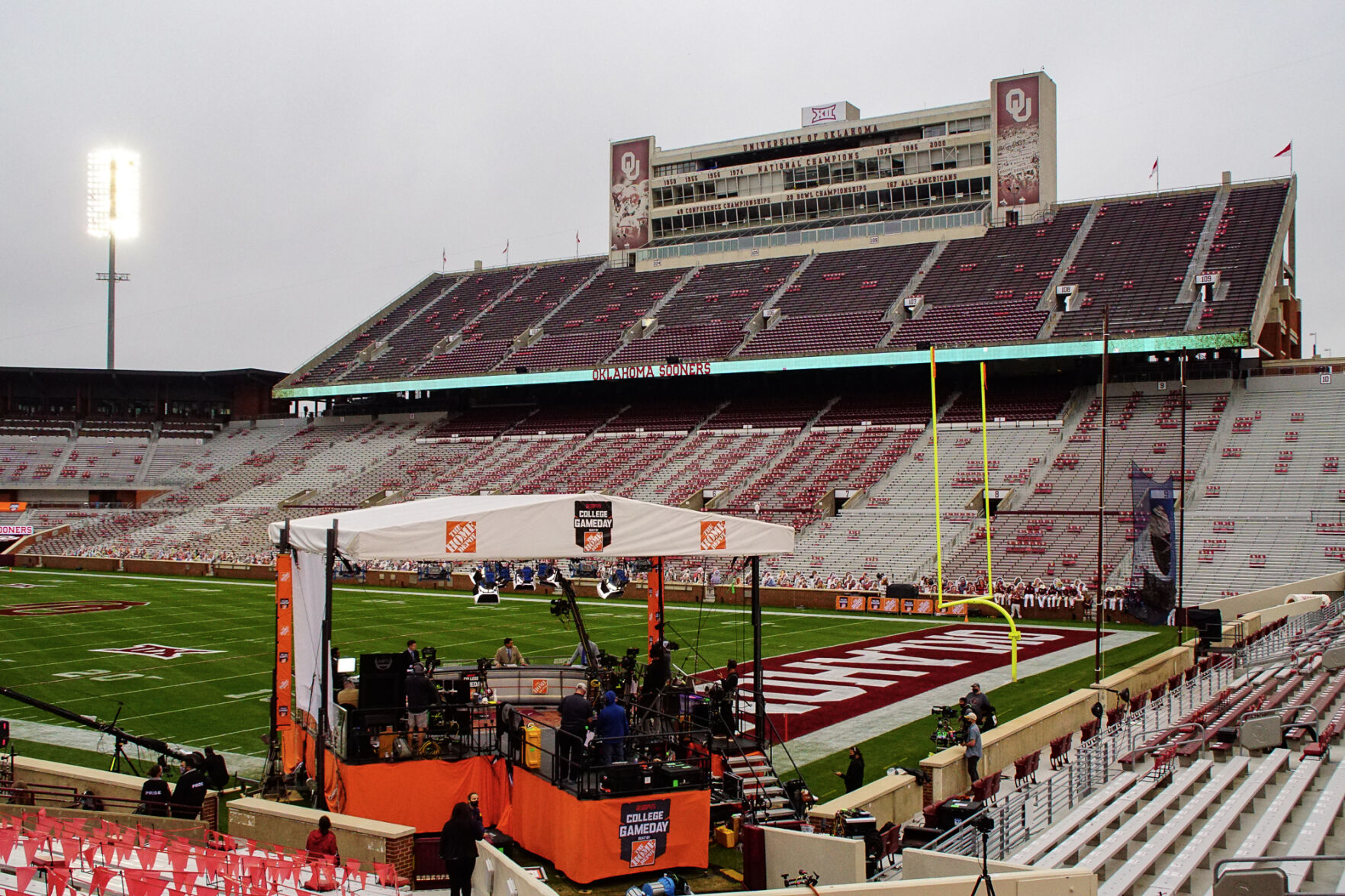 College Game Day set